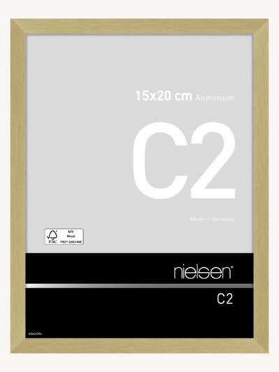 C2 Or mat brossé 15 x 20 cm