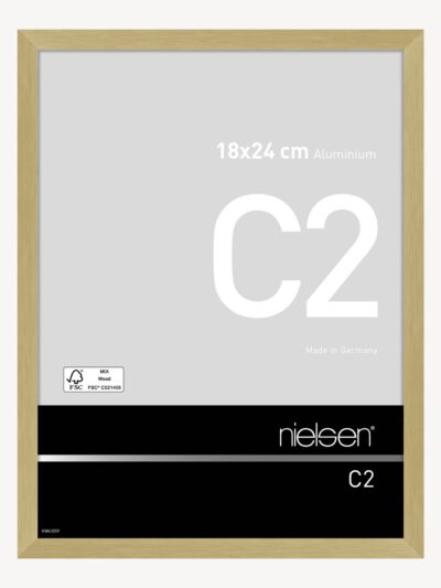 C2 Or mat brossé 18 x 24 cm