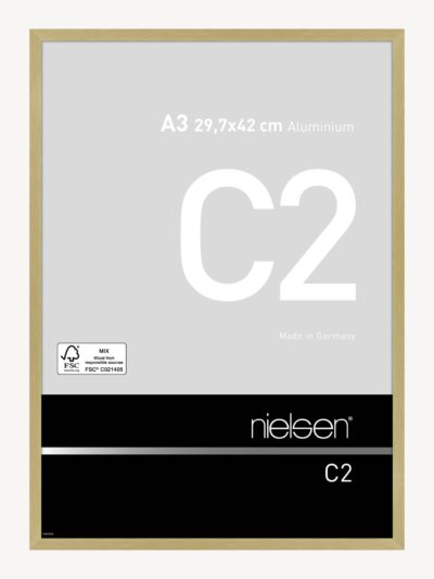 C2 Or mat brossé 29,7 x 42 cm