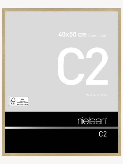 C2 Or mat brossé 40 x 50 cm