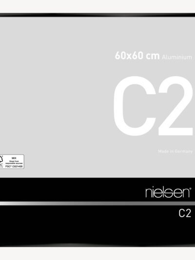 C2 Noir anodisé 60 x 60 cm