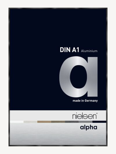 Alpha Noir anodisé brillant 59,4 x 84,1 cm