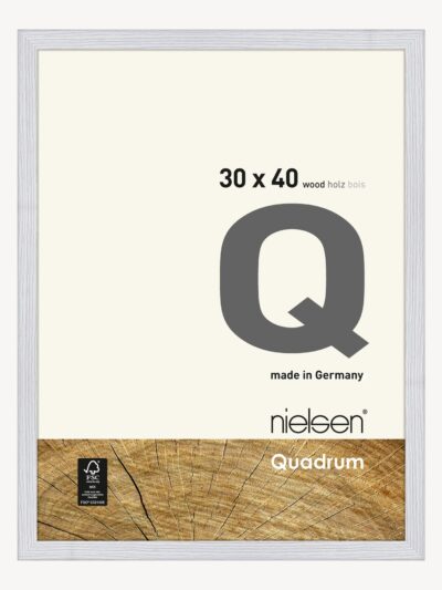 Quadrum Blanc neige 30 x 40 cm