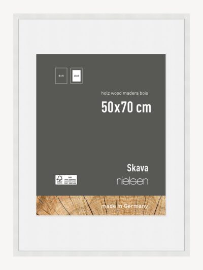 Skava 50x70/40x60 Blanc